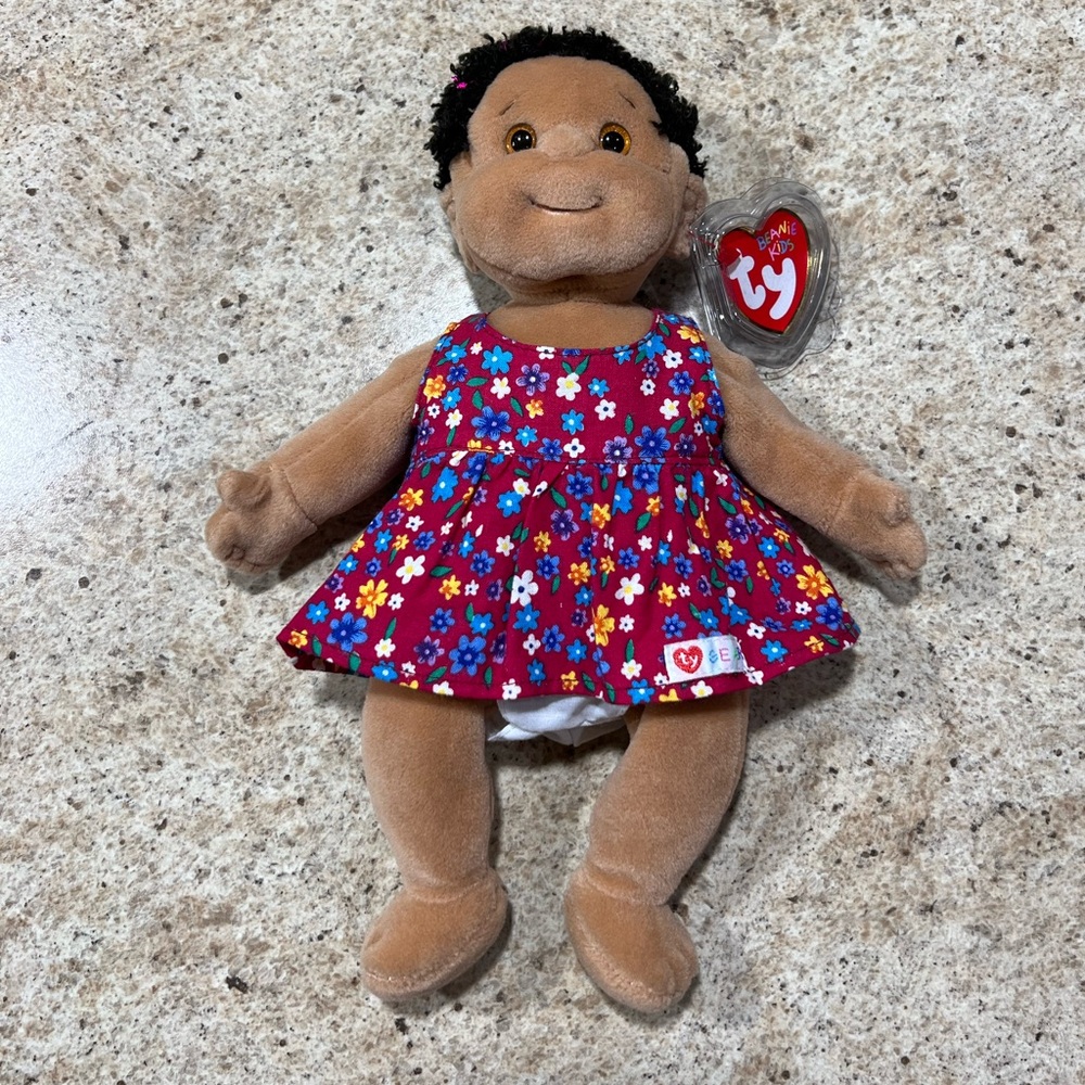 Ty Beanie Kids - Cutie - Stuffed Girl Doll
